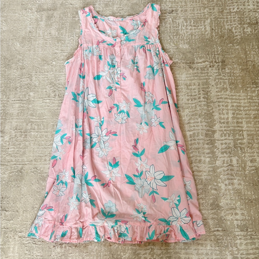 Floral nightgown dress